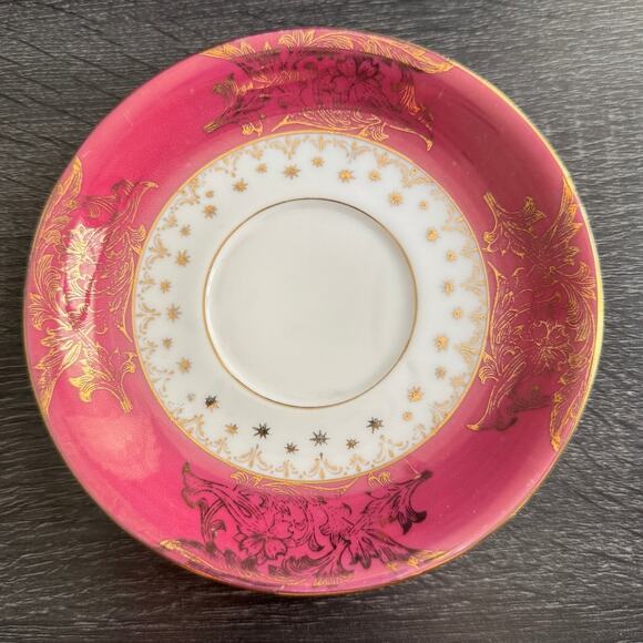 VTG National Potteries Cleveland OH Made In Japan Small Dish Plate‎ Trinket Tray - Picture 1 of 8